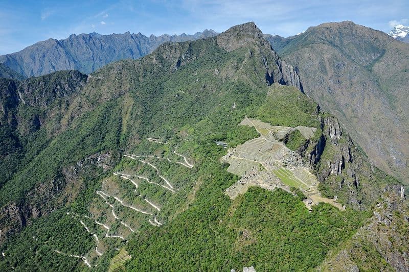 Subida ao topo da montanha de Machu Picchu Subida ao topo da montanha de Machu Picchu