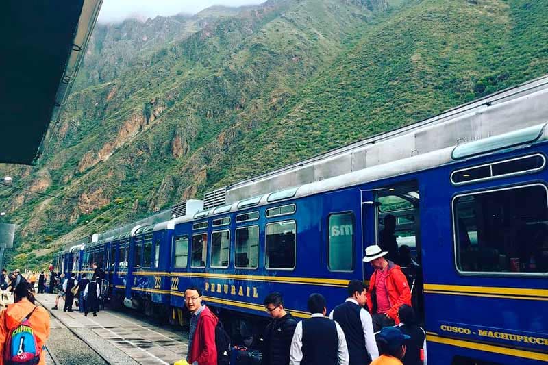 Machu Picchu Tren a Machu Picchu